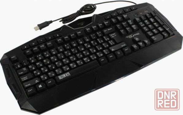 Клавиатура Qumo Antares K60, игровая, проводная, мембранная, 114 клавиш, Usb, подсв, чёрная (арт-166 Донецк - изображение 2