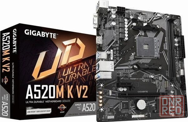 Материнская плата Gigabyte A520m K V2 /(V1.1) Soc-Am4 Amd A520 2xddr4 Matx Ac`97 8ch(7.1) Gblan Raid Донецк - изображение 1