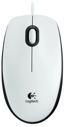 Мышь проводная Logitech B100 910-003360, 800dpi, белый (арт-4035) Донецк