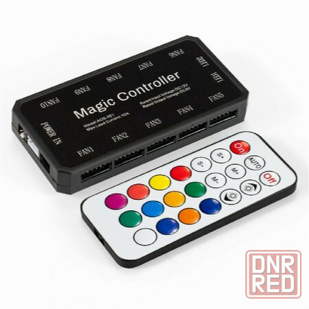 Контроллер-хаб с пультом управления Exegate Ex295975rus Exh6p. Argb для вентиляторов с подсветкой Ar Донецк - изображение 1