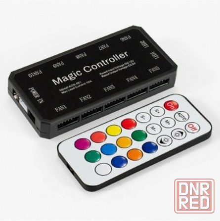 Контроллер-хаб с пультом управления Exegate Ex295975rus Exh6p. Argb для вентиляторов с подсветкой Ar Макеевка - изображение 1