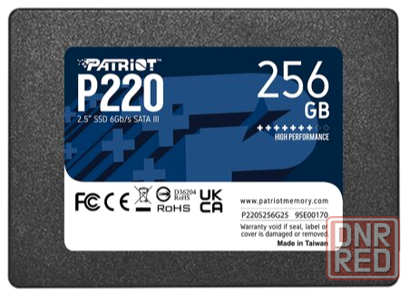 Твердотельный накопитель Ssd Sata Iii Patriot P220s256g25 256gb P220 (арт-3283) Макеевка - изображение 1