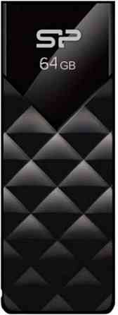 Флеш диск Silicon Power 64 Gb Ultima U03 Sp064gbuf2u03v1k, Usb 2.0, черный (арт-8674) Макеевка