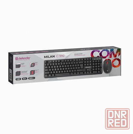 Комплект Defender Milan C-992 Silen, Usb, черный (арт-9173) Макеевка - изображение 2