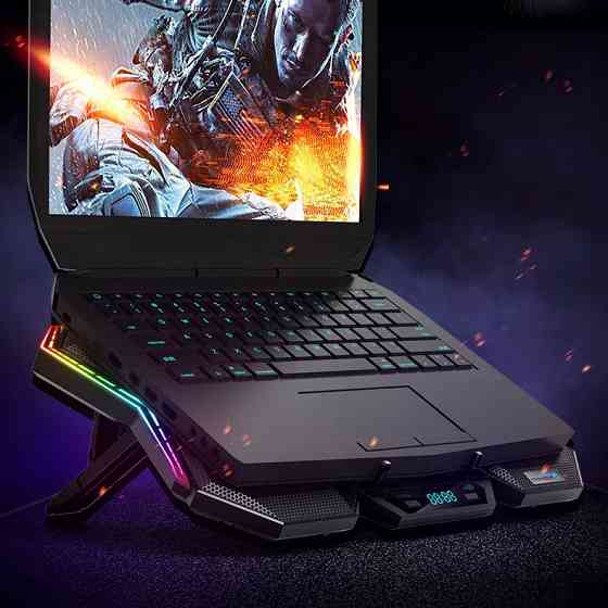 Охлаждающая подставка для ноутбука | Вентилятор активного охлаждения Донецк