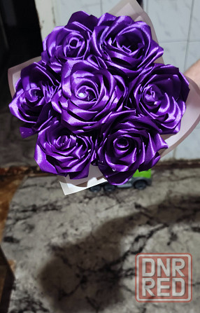 Букеты из атласных лент Донецк - изображение 2