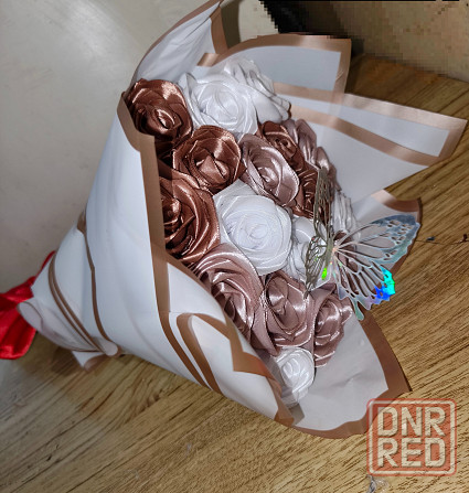 Букеты из атласных лент Донецк - изображение 5