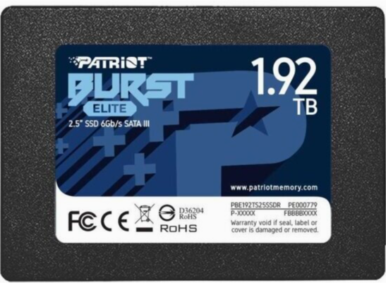 Ssd диск Patriot Memory Patriot 2.5" 1920гб Sata (Pbe192ts25ssdr) (арт-4766) Макеевка