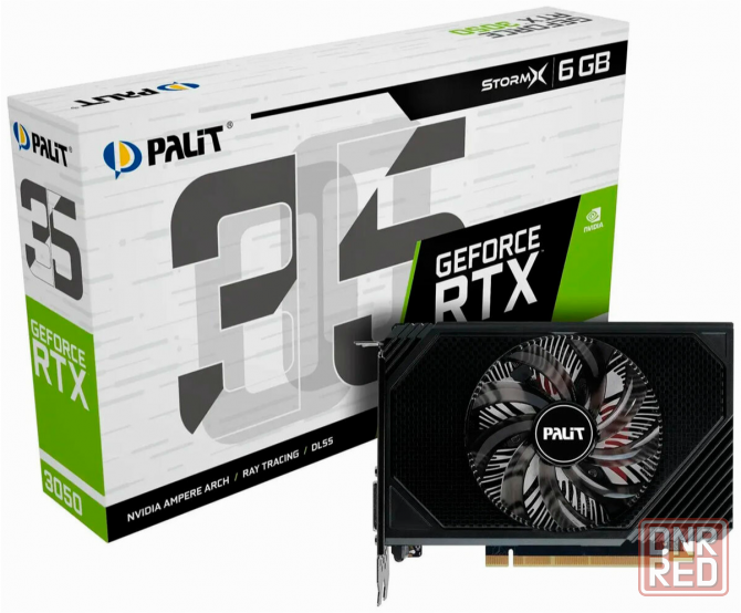 Видеокарта Palit Geforce Rtx 3050 Stormx 6gb (Ne63050018je-1072f) (арт-1256) Макеевка - изображение 1