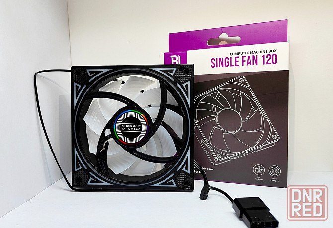 Вентилятор для корпуса Bing Ju Rgb 120мм (разноцветный) (арт-4901) Макеевка - изображение 1