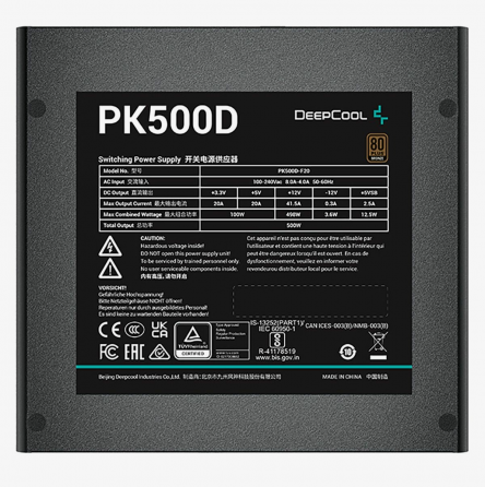 Блок питания Deepcool Pk500d (R-Pk500d-Fa0b-Wgeu) (арт-3174) Донецк