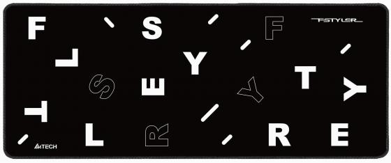 Коврик для мыши A4tech Fstyler Fp75 черный/белый 750x300x2мм (арт-7809) Макеевка