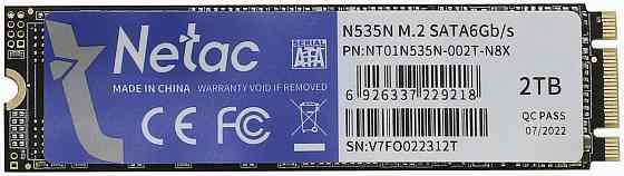 Твердотельный накопитель Ssd M.2 Sata Netac 2tb Sata (Nt01n535n-002t-N8x) (арт-5304) Макеевка