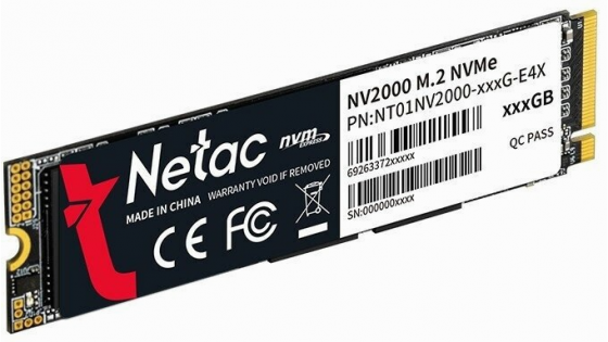 Твердотельный накопитель Ssd M.2 Nvme Netac Nv2000 512gb Pcie Nvme 3.0 X4 3d Nand Nt01nv2000-512-E4x Донецк