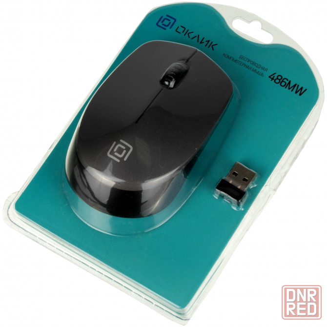 Мышь Oklick 486mw Usb серый/черный (арт-8039) Макеевка - изображение 4