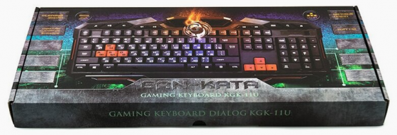 Клавиатура Dialog Gan-Kata Kgk-11u, Usb, черный тип подключения: проводная, интерфейс: Usb (арт-4444 Донецк