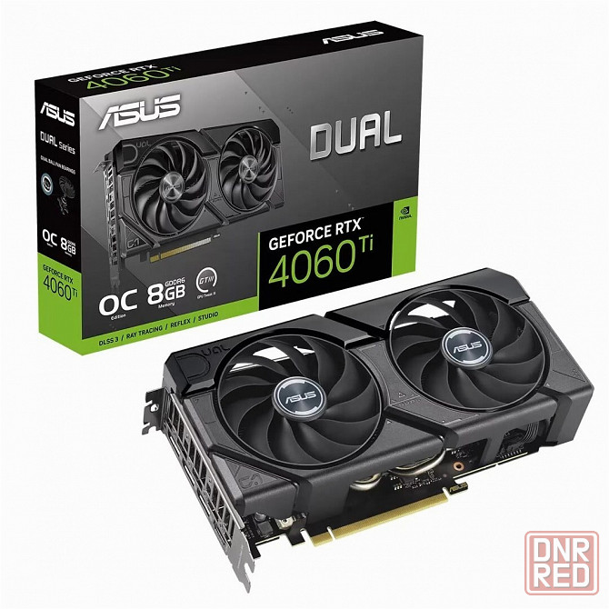 Видеокарта Asus Nvidia Geforce Rtx 4060 Ti 8gb Dual-Rtx4060ti-O8g-Evo/Rtx4060ti, Hdmi, Dp*3,8g, D6 ( Макеевка - изображение 2
