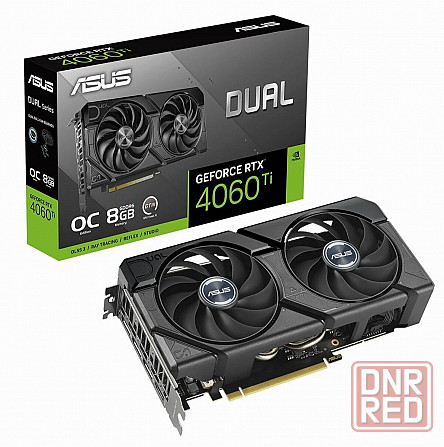 Видеокарта Asus Nvidia Geforce Rtx 4060 Ti 8gb Dual-Rtx4060ti-O8g-Evo/Rtx4060ti, Hdmi, Dp*3,8g, D6 ( Макеевка - изображение 1