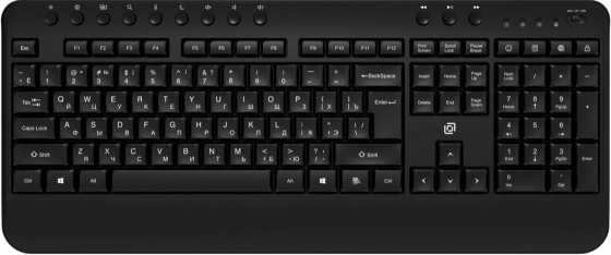 Клавиатура беспроводная Oklick K257w Black (2070286) (арт-8168) Макеевка