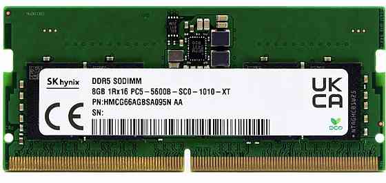 Оперативная память Sodimm 8gb Ddr5-5600 Sk Hynix Hmcg66agbsa095n (арт-4044) Донецк