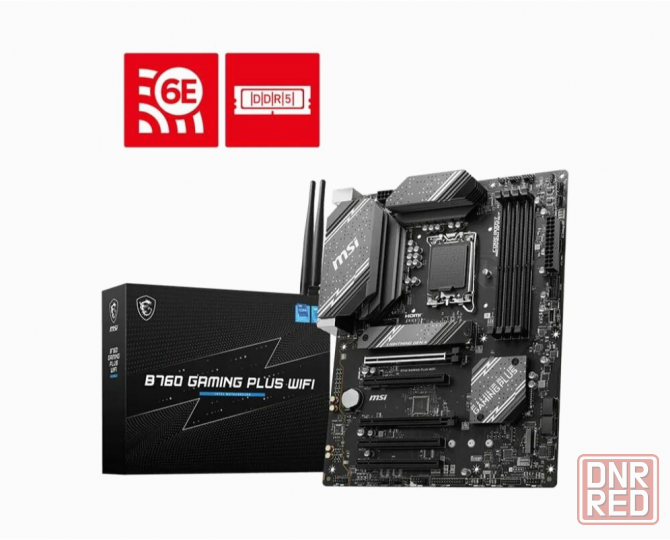 Материнская плата Msi B760 S1700 Atx B760 Gaming Plus Wifi Lga 1700 (арт-2294) Макеевка - изображение 2