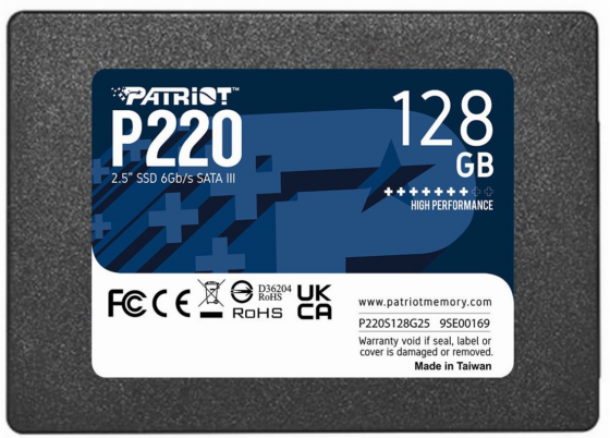 Ssd накопитель Patriot P220 P220s1tb25 1тб, 2.5 (арт-4211) Макеевка