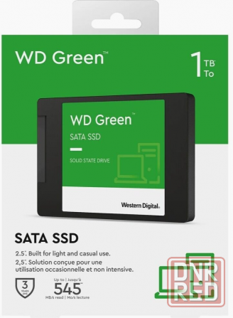 Твердотельный накопитель Ssd 1tb Western Digital Green Wds100t3g0a Sata3 2.5 (арт-4881) Макеевка - изображение 4