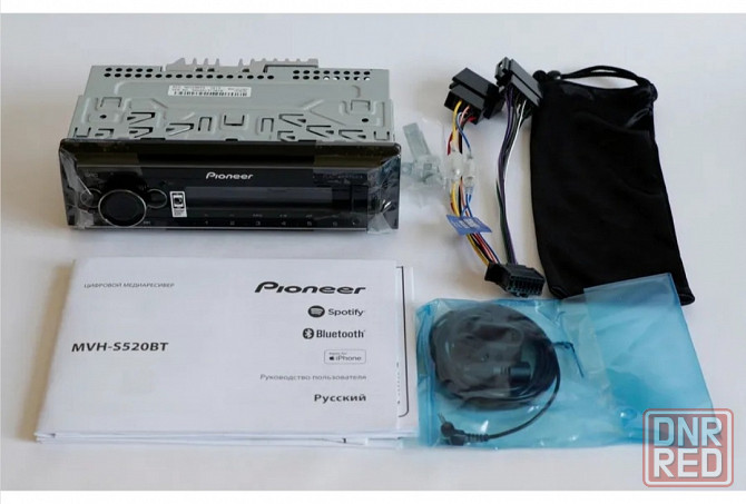 Автомобильная процессорная магнитола Pioneer MVH-S520BT 1-DIN с FM/AM, USB, Bluetooth, DSP, 3RCA Макеевка - изображение 3