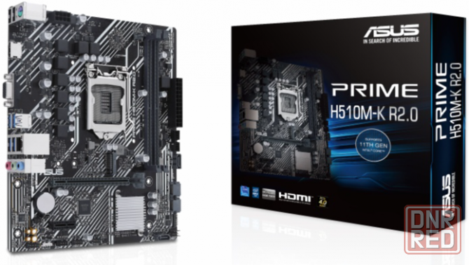 Материнская плата Asus Prime H510m-K R2.0, Lga 1200, Intel H470, Matx, Ret (арт-9166) Макеевка - изображение 1