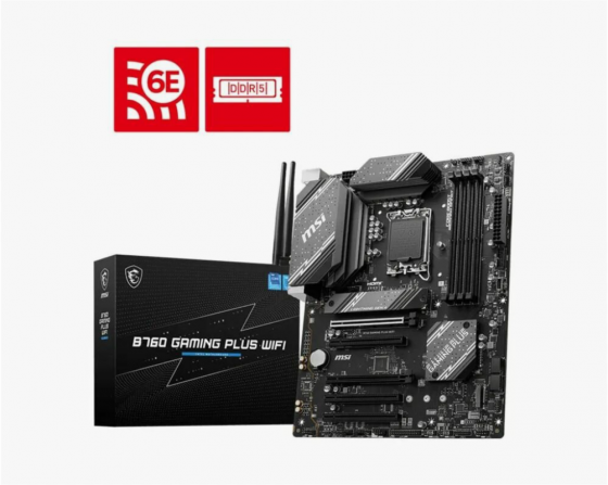 Материнская плата Msi B760 S1700 Atx B760 Gaming Plus Wifi Lga 1700 (арт-4000) Донецк