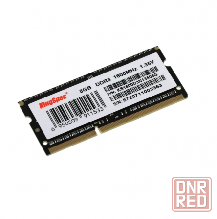 Оперативная память Sodimm Ddr3 Pc3-12800 Kingspec Ks1600d3n13508g, 1х8 гб, 1.35 в кол-во модулей: 1, Донецк - изображение 1