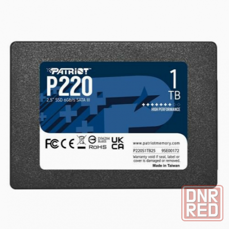 Ssd накопитель Patriot P220 P220s1tb25 1тб, 2.5 (арт-4910) Донецк - изображение 2