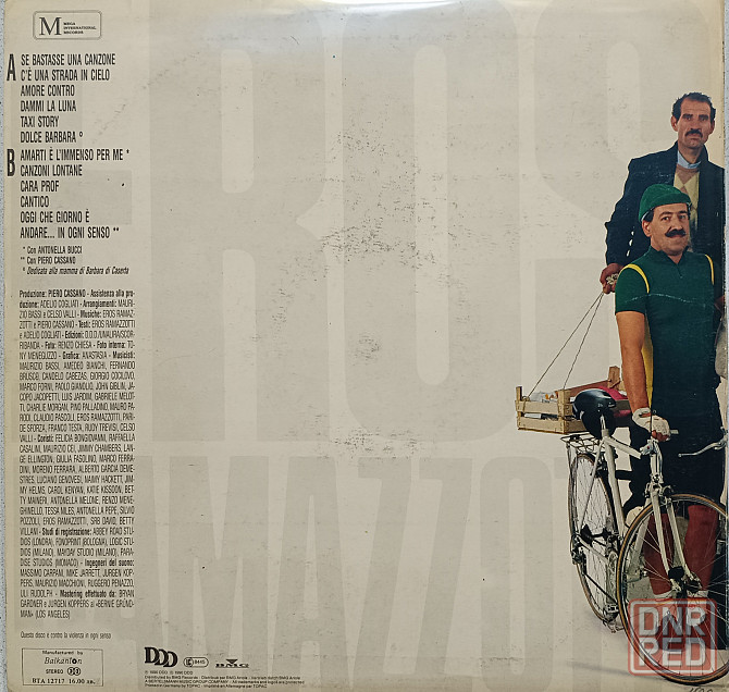 Виниловая пластинка LP Eros Ramazzotti - In Ogni Senso - Донецк - изображение 2