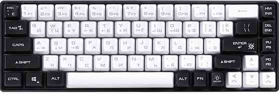 Клавиатура Defender Aris Gk-349, Usb, белый + черный [45349] (арт-7877) Донецк