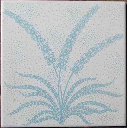 Плитка керамическая голубая Макеевка