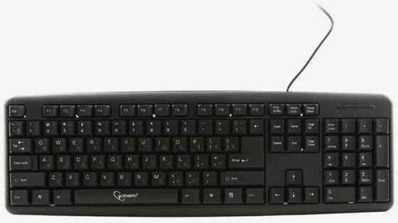 Клавиатура Gembird Kb-8320u-Bl, Usb, черный тип подключения: проводная, интерфейс: Usb (арт-5869) Макеевка