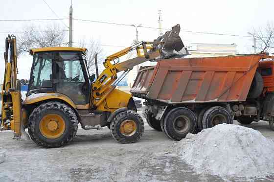 Уборка Чистка снега экскаватором, вывоз снега Моспино, Донецк, Горбачево-Михайловка, Темрюк, Бирюки Донецк