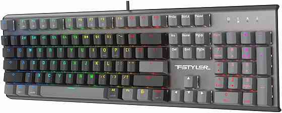 Клавиатура A4tech Fstyler Fs100 Neon механическая черный Usb For Gamer Led (Fs100) (арт-2444) Макеевка