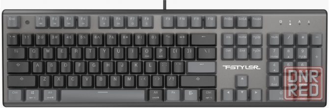 Клавиатура A4tech Fstyler Fs100 Neon механическая черный Usb For Gamer Led (Fs100) (арт-2444) Макеевка - изображение 2