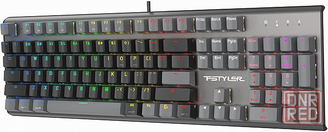 Клавиатура A4tech Fstyler Fs100 Neon механическая черный Usb For Gamer Led (Fs100) (арт-2444) Макеевка - изображение 4