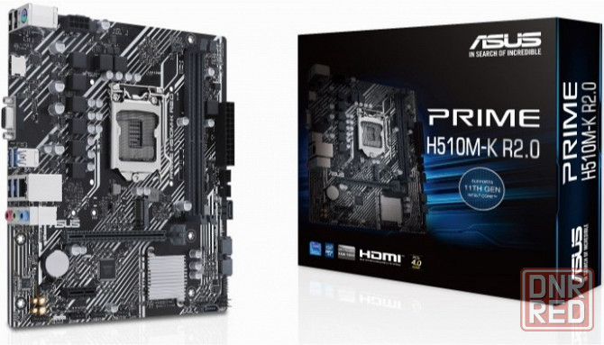 Материнская плата Asus Prime H510m-K R2.0, Lga 1200, Intel H470, Matx, Ret (арт-2773) Донецк - изображение 1
