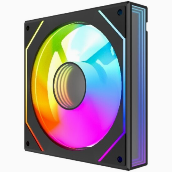 Вентилятор Powercase M52-12, Argb, черный (арт-6224) Донецк