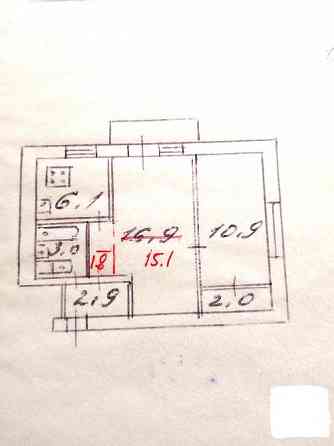 2-х комн. квартира по низкой цене, ул. Университетская / Травматология. Требует ремонта. Донецк