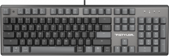 Клавиатура A4tech Fstyler Fs100 Neon механическая черный Usb For Gamer Led (Fs100) (арт-2497) Донецк