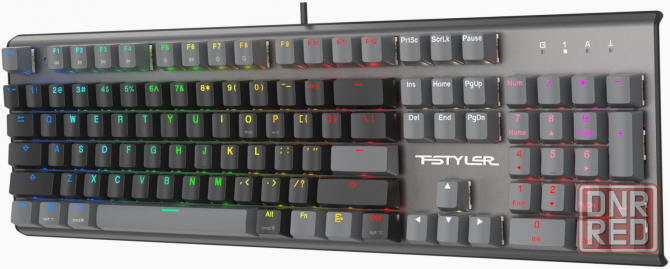 Клавиатура A4tech Fstyler Fs100 Neon механическая черный Usb For Gamer Led (Fs100) (арт-2497) Донецк - изображение 4