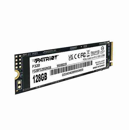 Ssd накопитель Patriot P320 P320p128gm28 128гб, M.2 2280, Pcie 3.0 X4, Nvme, M.2 (арт-9448) Макеевка