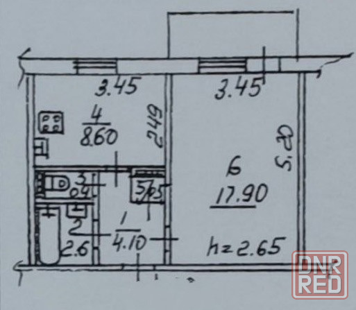 Продам 1ком Крытый рынок, Ворoшиловcкий район Донецк - изображение 5