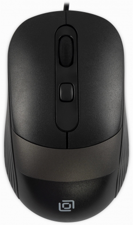 Мышь оклик 310m черный/серый оптическая (2400dpi) Usb для ноутбука (4but) (арт-1876) Макеевка