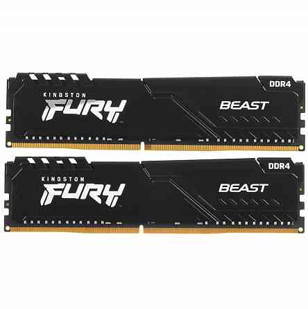 Оперативная память Kingston Kf432c16bb1k2/32wp, 32gb (2x16gb) 3200mt/S Ddr4 Cl16 Dimm, черный (арт-4 Донецк