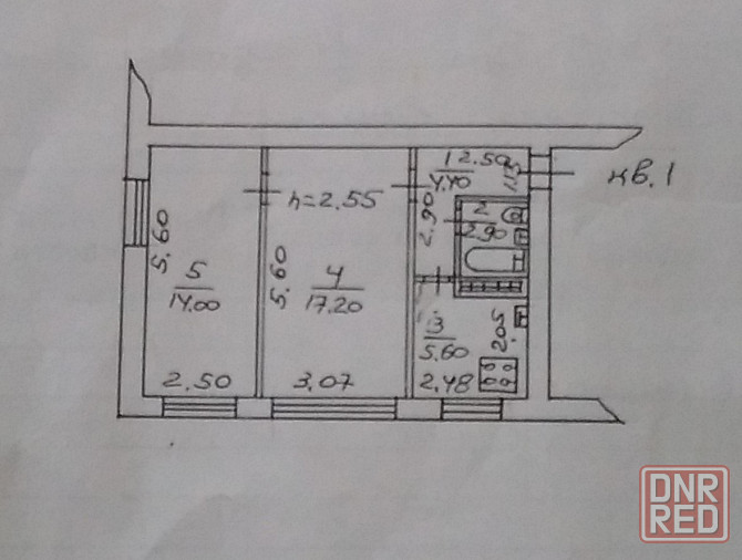 Квартира 2к. на Шахтостроителей в Калининском р-не Донецк - изображение 3